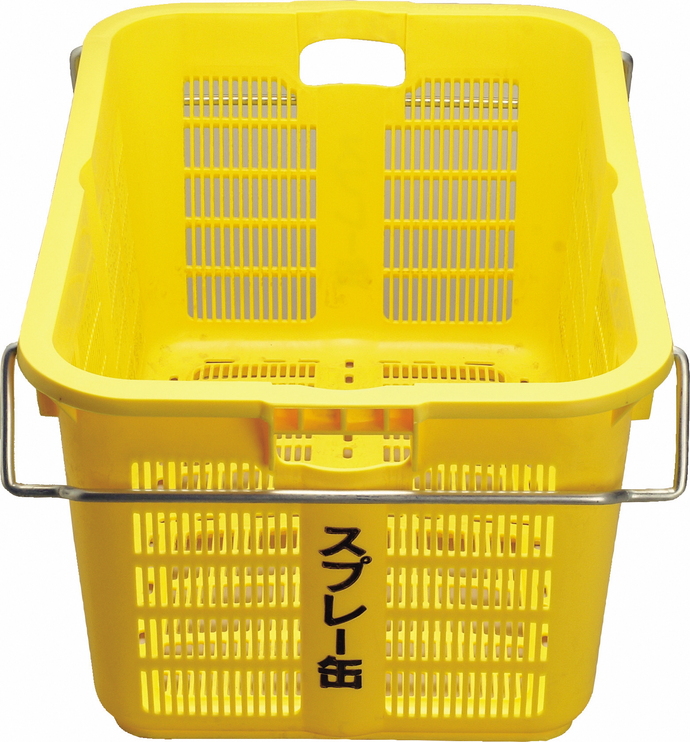 スプレー缶回収コンテナの写真