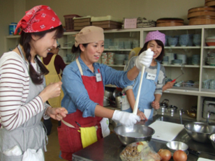 写真：地産地消料理教室