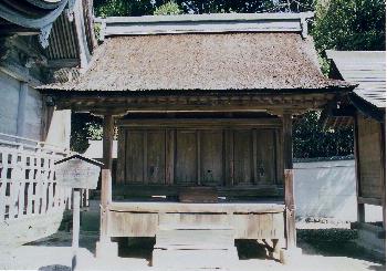 写真：幡頭神社境内社神明社本殿