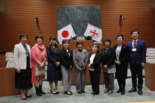 写真：平成30年度女性議会参加者