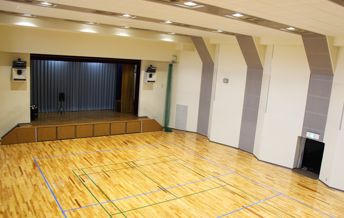 写真:西尾勤労会館体育館
