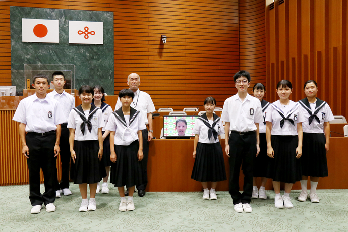 学生議会集合写真