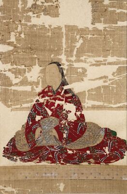 写真:華蔵寺所蔵 禅定尼像(部分)