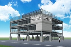 写真：津波避難タワー