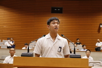 西尾中学校大橋実さん