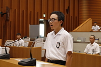 幡豆中学校小林優太さん