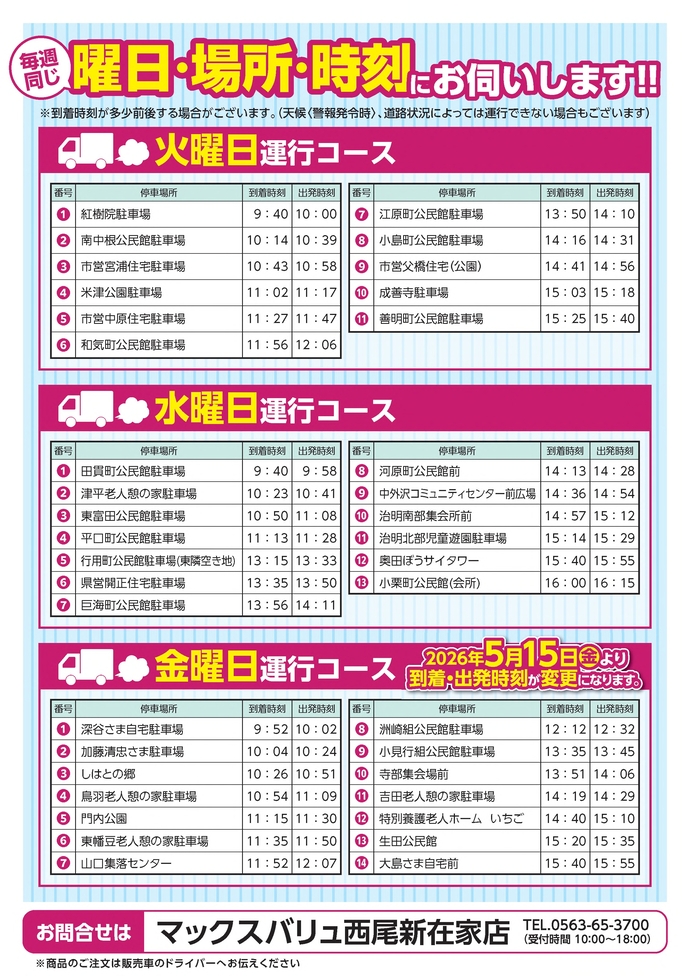 運行コース