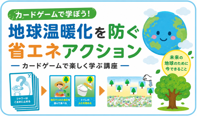カードゲームで学ぼう 地球温暖化を防ぐ省エネアクション