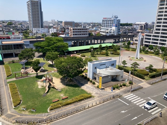 写真：駅東広場