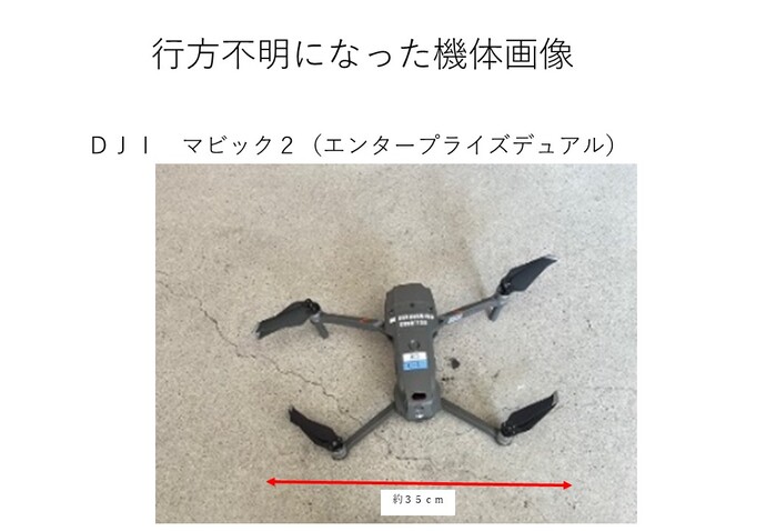 小型無人飛行機(ドローン) マビック2画像