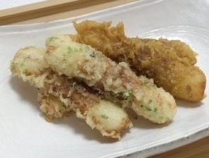 ちくわの2色揚げの写真