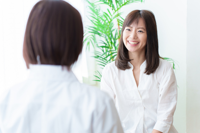 女性と語るまちづくりトーク 語り合う二人の女性